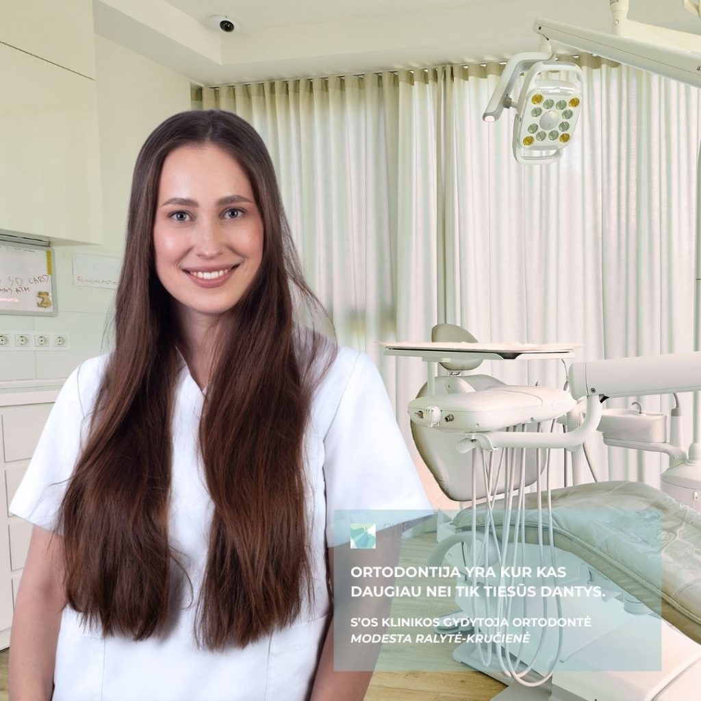 S'OS klinikos gydytoja ortodontė Modesta Ralytė-Kručienė